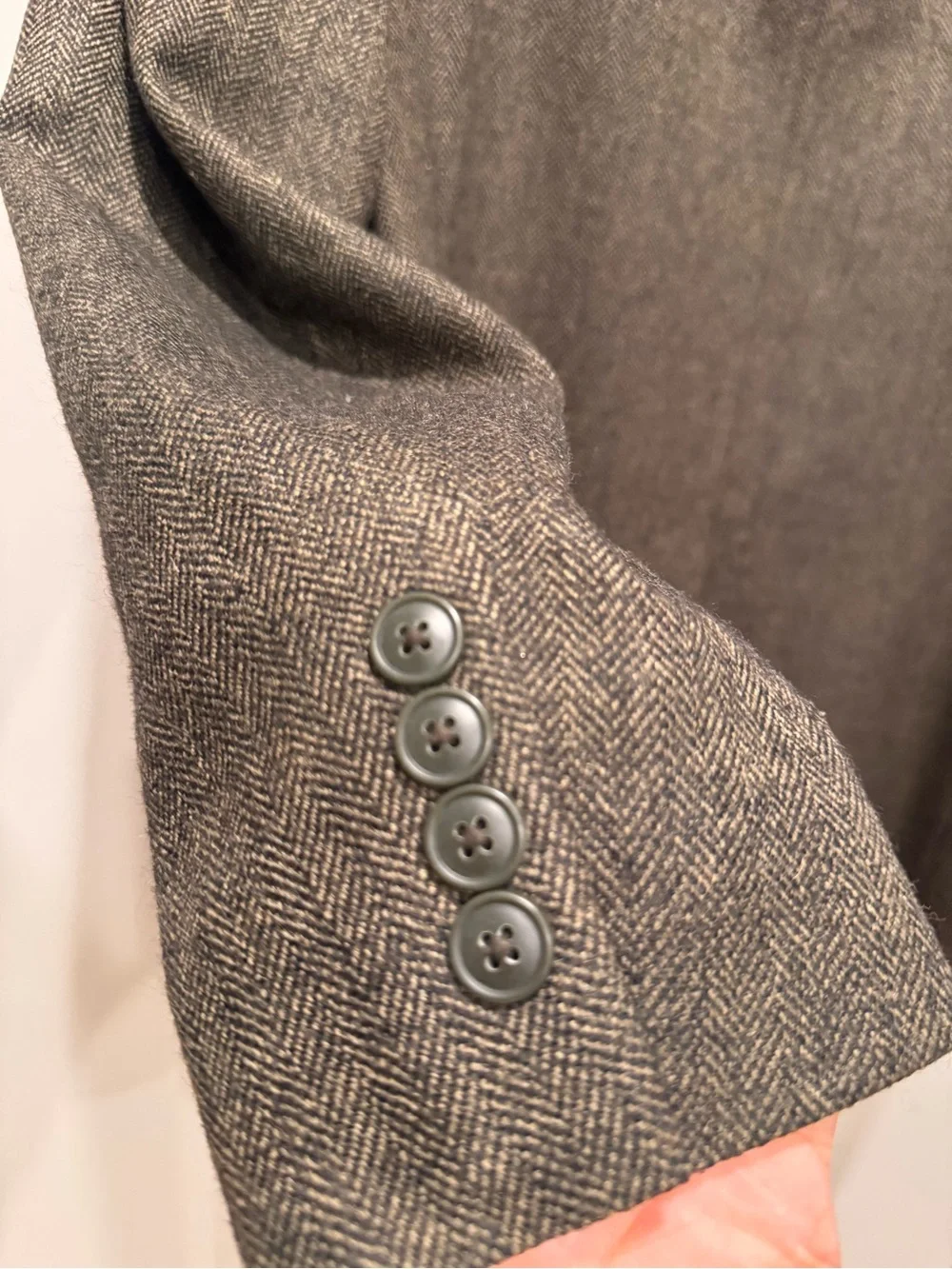Club Room Macy’s Tweed Herringbone Blazer | Wool Alpaca Blend | Men’s 40 Long⁠